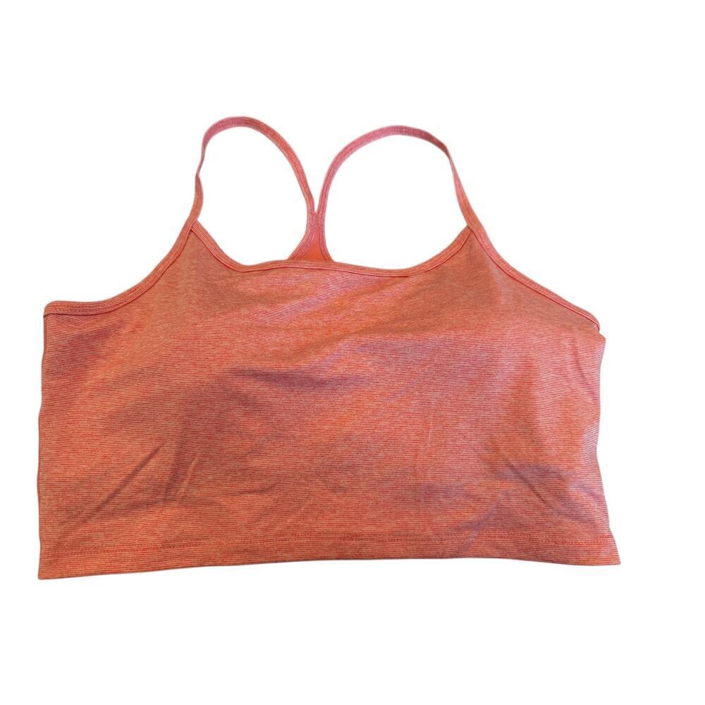 Harmony and Balance Women's Orange Y Back Cropped Tank Size L